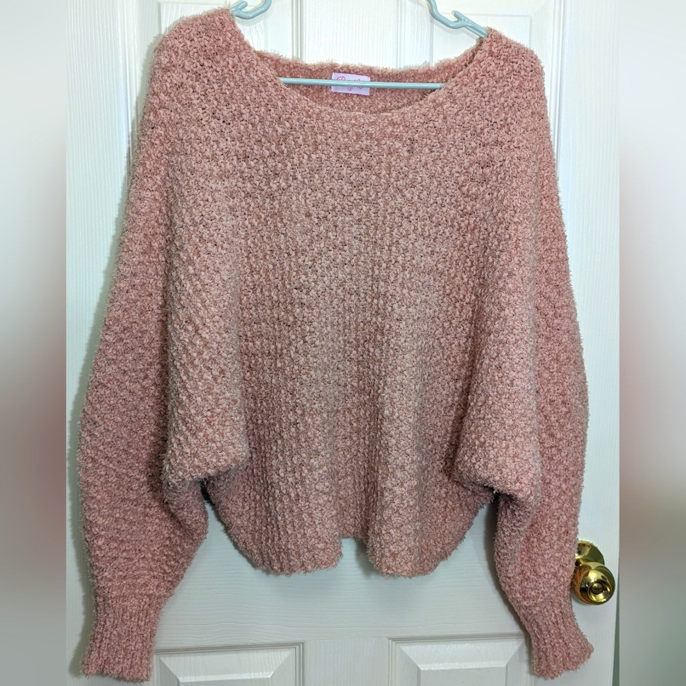 BRAND NEW Pink Lily Oversized Knit Sweater